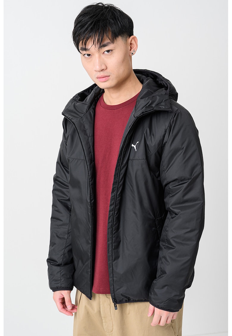 Яке с качулка и джобове - Черен Puma