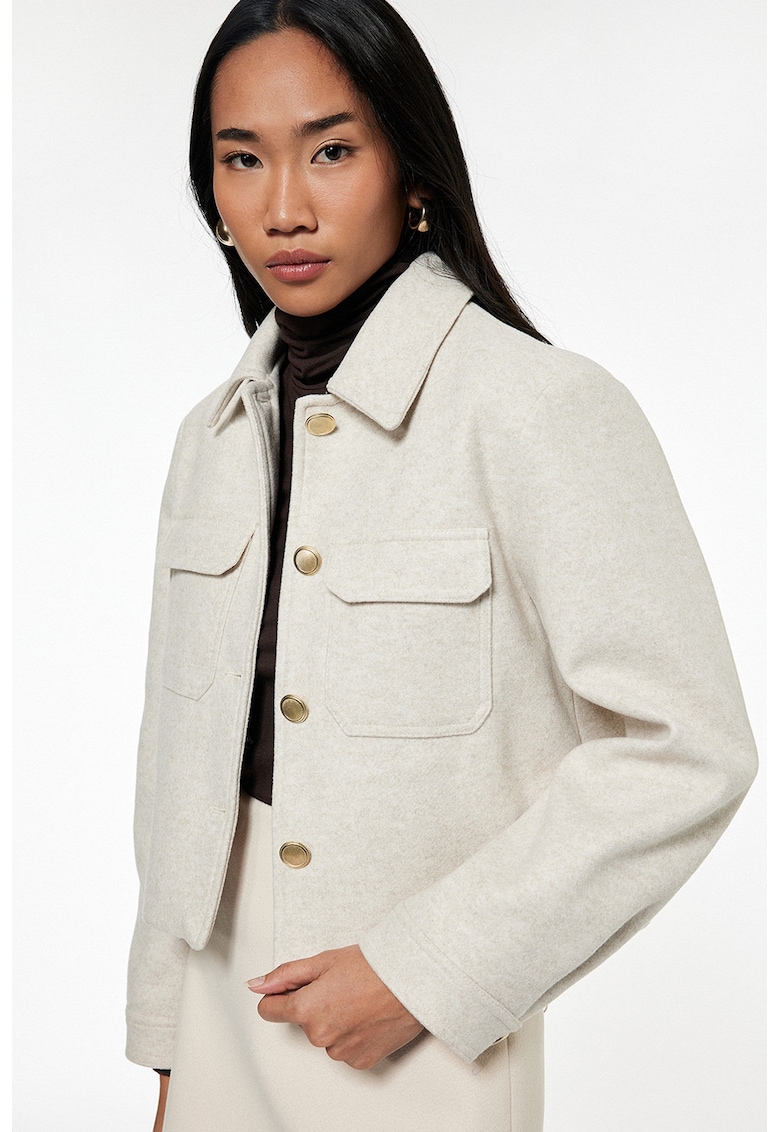 Яке с копчета - Светло бежово KOTON