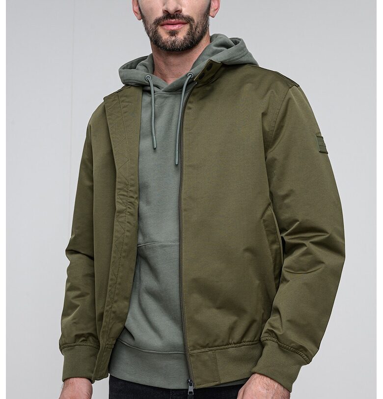 Яке с цип Limon - Бледозелен Mustang