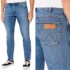 мъжки Wrangler  812 Slim Tapered - син - L36 - Син Larston