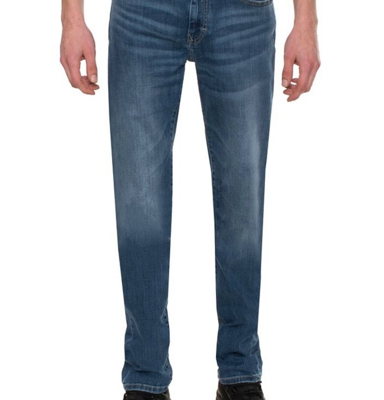 мъжки дънки W01234J78 - Син HARMONT  BLAINE