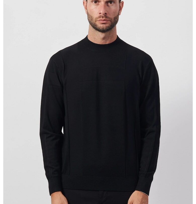 мъжки пуловер XM000103 - Черен ARMANI EXCHANGE