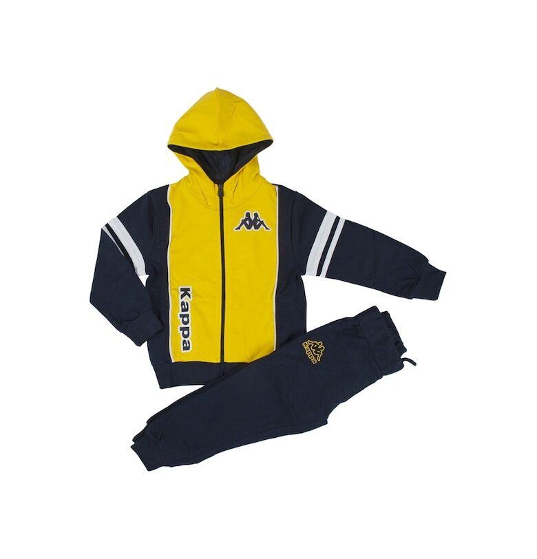 спортен екип за момче 8055T0024 - Жълт Kappa
