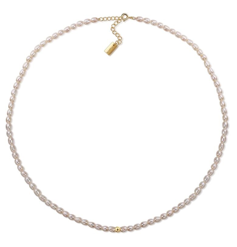 18К злато и перлена огърлица - Златист AILORIA