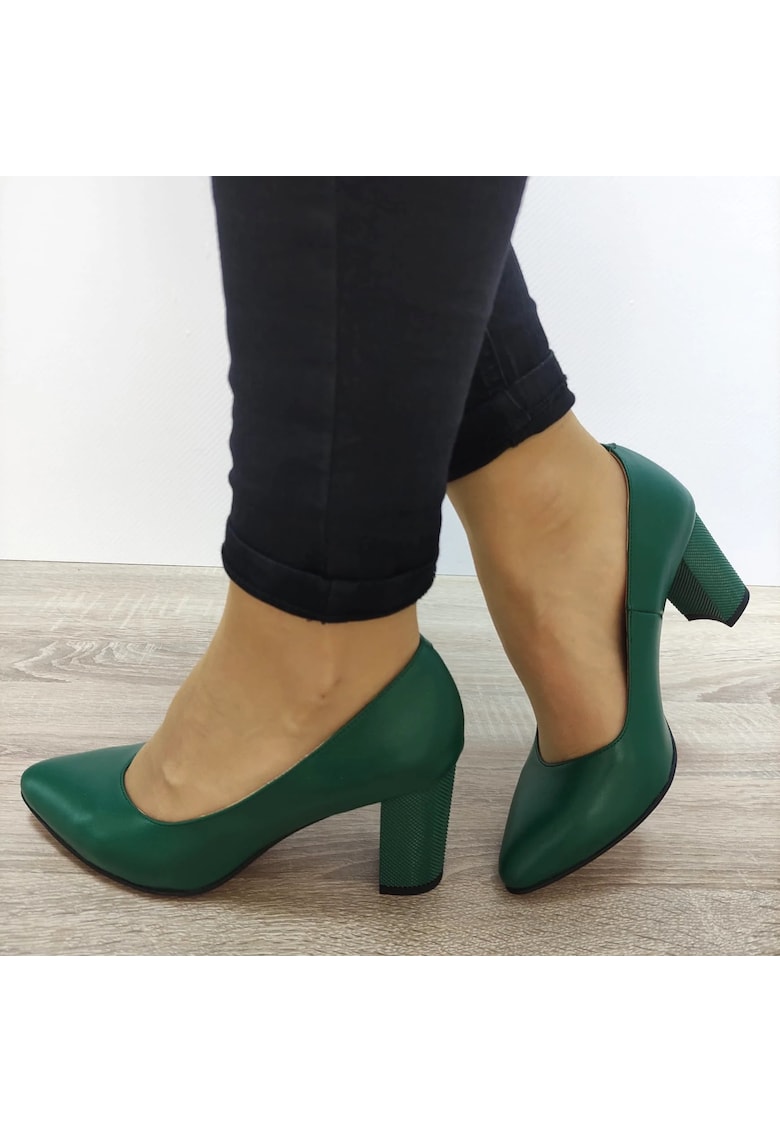 21216 Елегантни дамски обувки Зелени - Зелени - Зелен Antonio