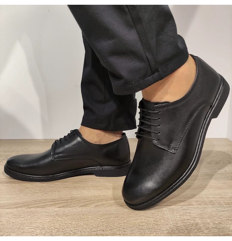 277 Елегантни Мъжки Обувки Черно - Черно - Черен Cobra