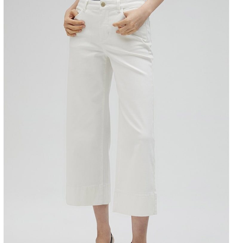 3/4 дънки с 5 джоба - Бял Lola casademunt