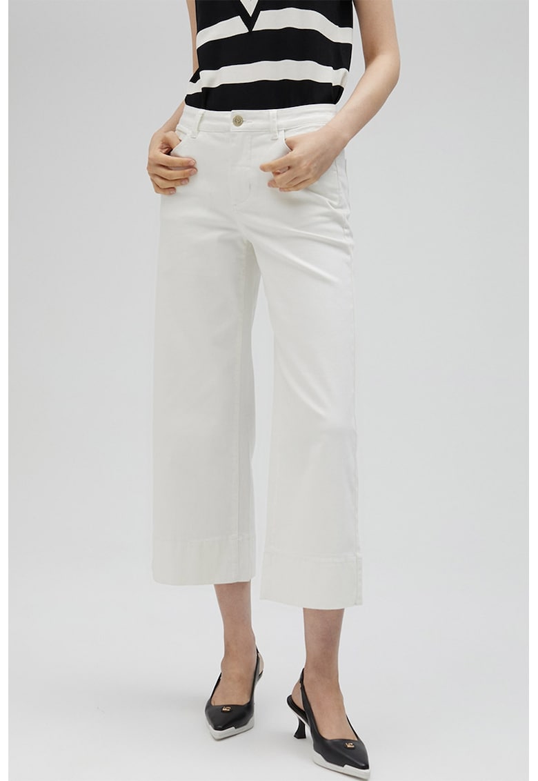 3/4 дънки с 5 джоба - Бял Lola casademunt