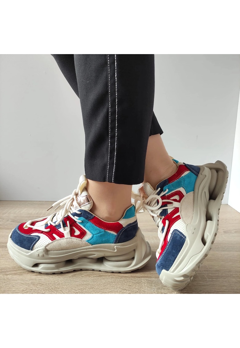 36899 Сини дамски обувки - Сини - Син FRANCO GERARDO