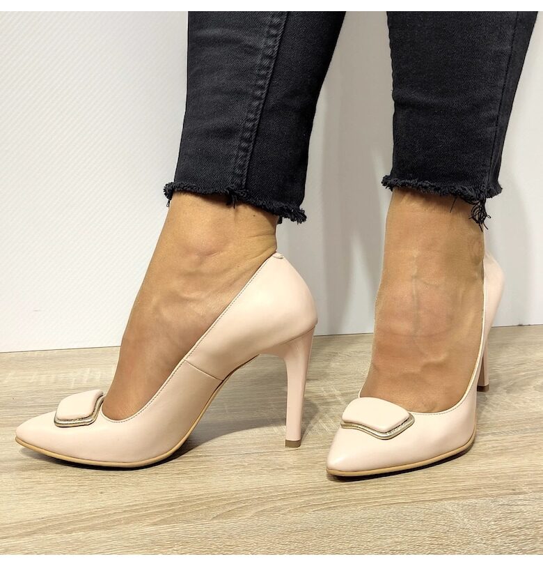 77175 Елегантни дамски обувки Ivory - Ivory - Cлонова кост Antonio