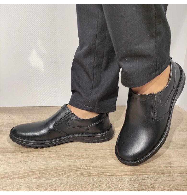 805 Ежедневни мъжки обувки черни - черни - Черен Cobra