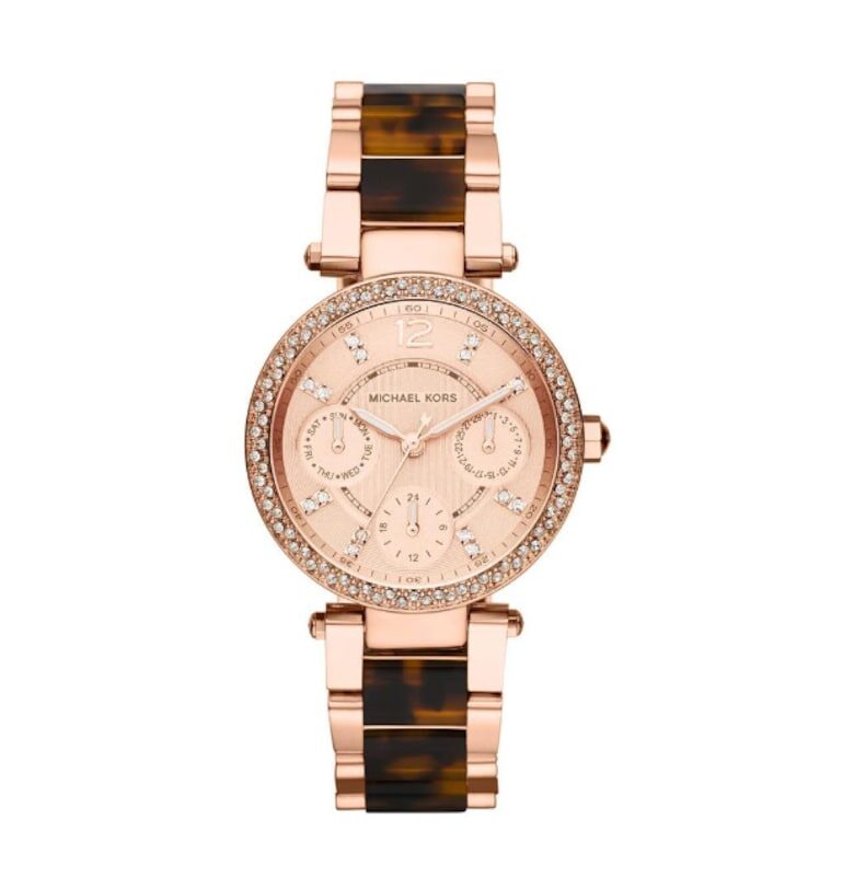 888124415-Дамски часовник -  MINI PARKER MK5841 - Кафяв Michael Kors