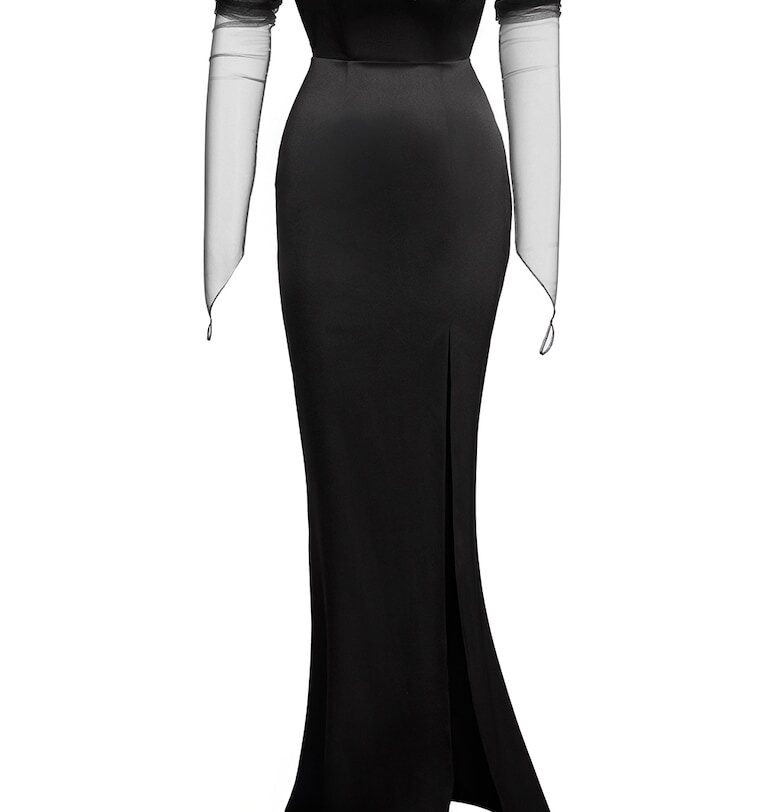 Bendetto Atelier - Рокля с голо рамо - Черен Benedetto Atelier