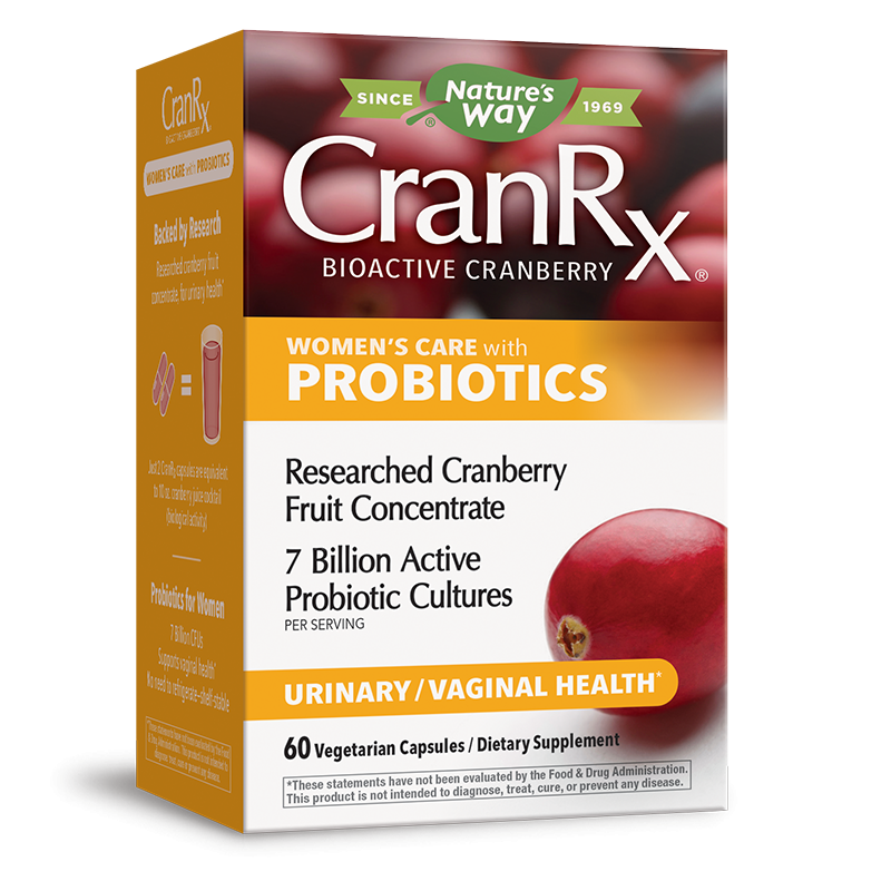 CranRx® – уринарни и вагинални инфекции - Биоактивна червена боровинка (концентрат) & пробиотици