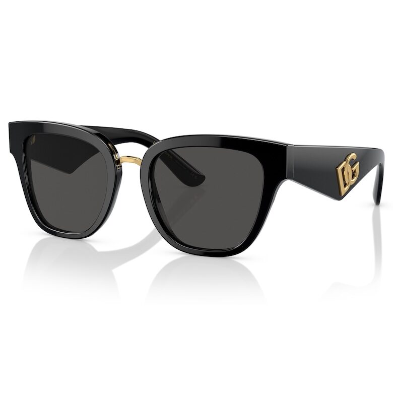 Dolce  Gabbana Слънчеви очила Glamorous Cat Eye - Черен