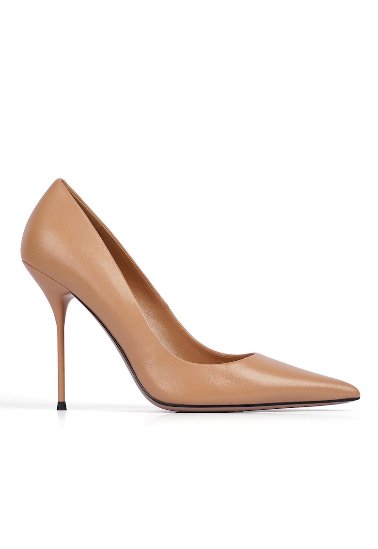 Eda I Leather Stiletto Shoes - Бежов Il Passo