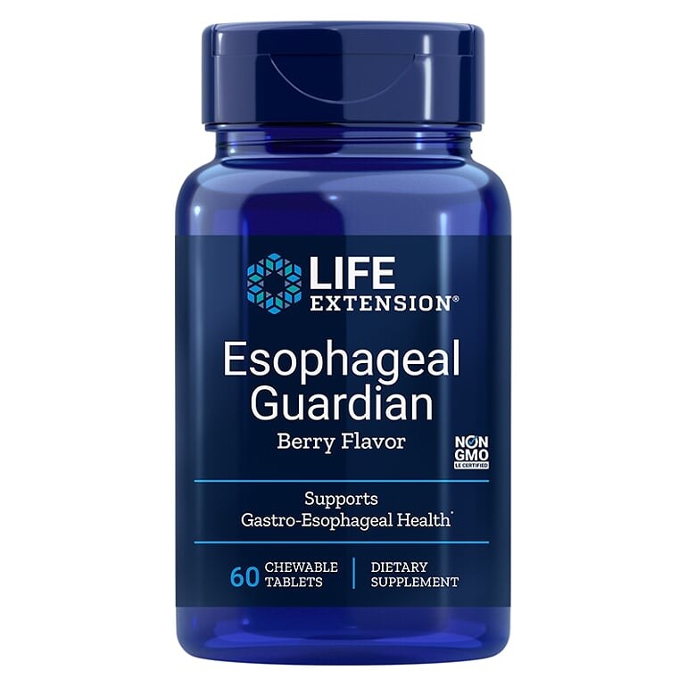 Esophageal Guardian/ В подкрепа на храносмилателната система х 60 дъвчащи таблетки Life Extension
