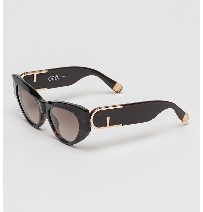 Furla Слънчеви очила Cat-eye - Кафяв