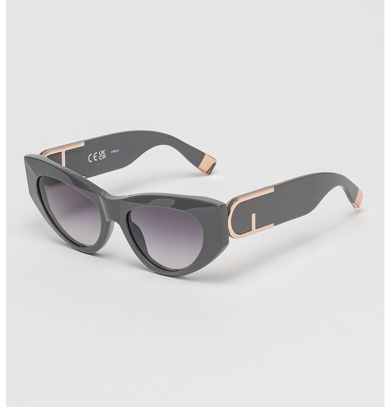 Furla Слънчеви очила Cat-eye - Светло сив