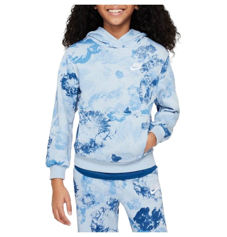 Hanorac  Club Wash AOP 32700 - Син Nike