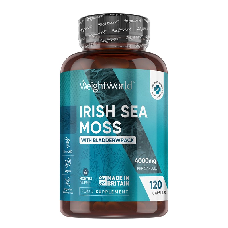 Irish sea moss 4000 mg + Фукус (кафяви водорасли) 639 mg – Детокс