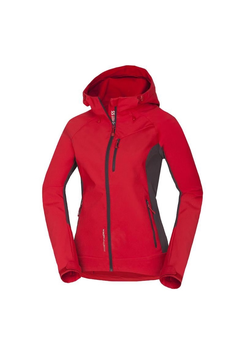 Jacheta femei softshell 3L Alissa BU-6003OR - Червен NORTHFINDER