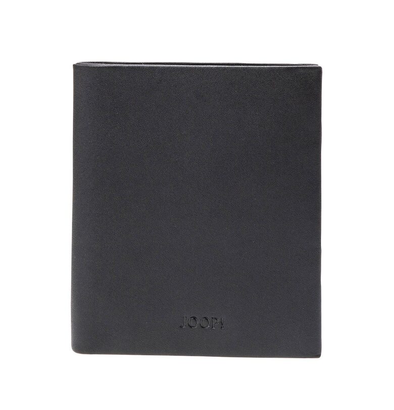 Joop - Кожен портфейл с двойно прегъване - Черен Joop