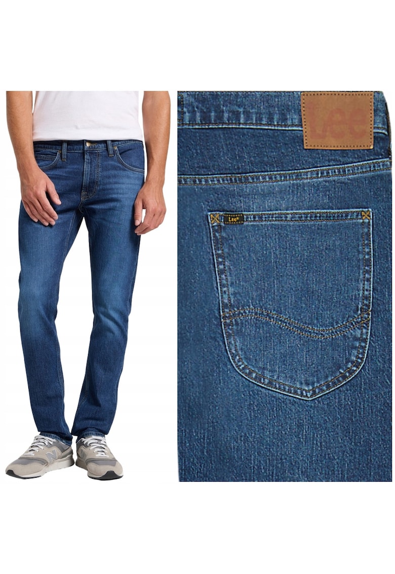 Luke Slim Tapered - син - Син Lee