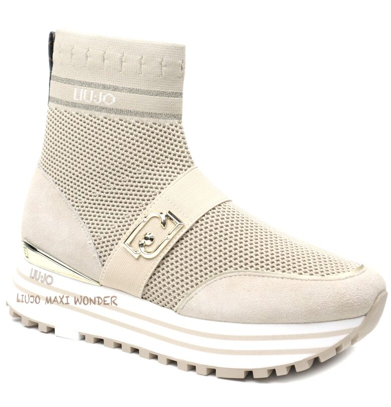 MAXI WONDER 75 дамски маратонки BA4061TX397S3191 бежови Liu Jo