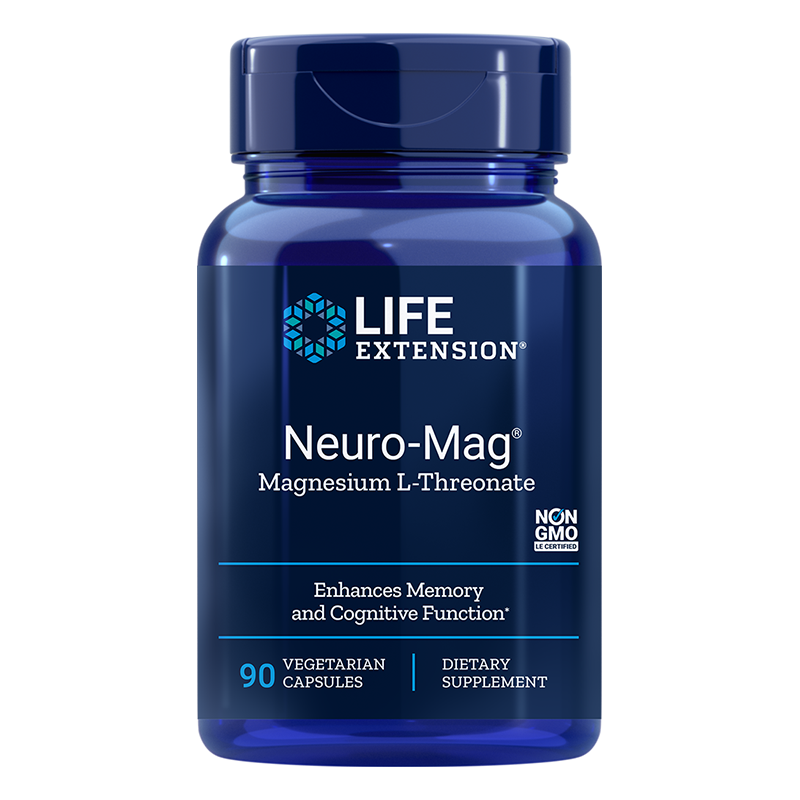 Neuro-Mag® Magnesium L-Threonate/ Магнезий Л-Треонат х 90 капсули Life Extension