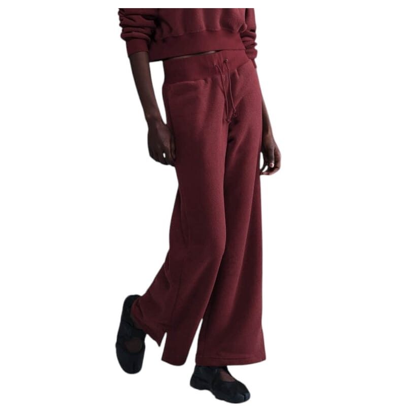 Pantaloni  Phoenix Plush Wide Rosu XS Nike