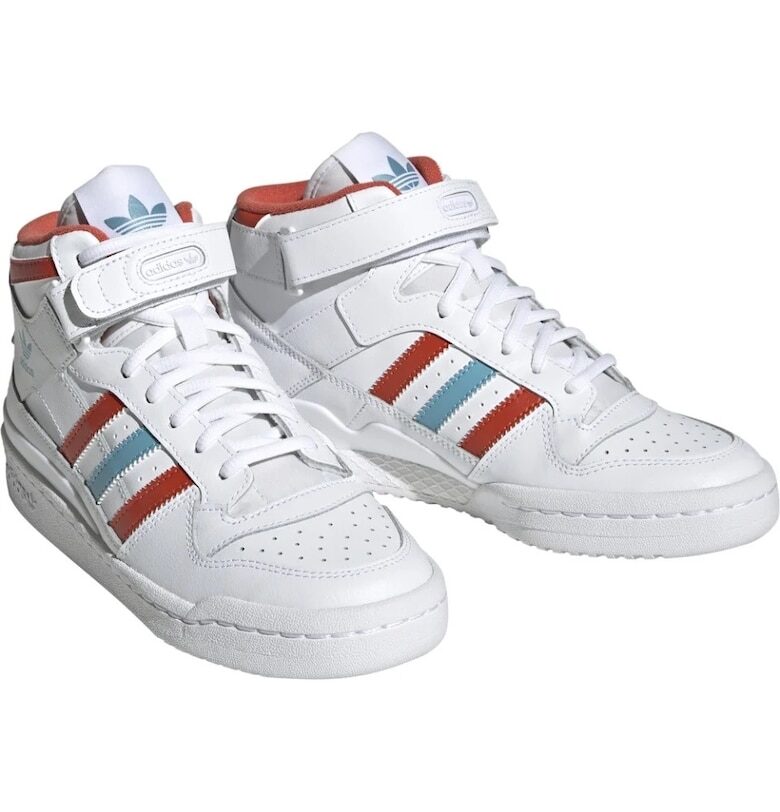 Pantofi sport  Originals Forum Mid pentru femei - Червен/Бял/Син adidas