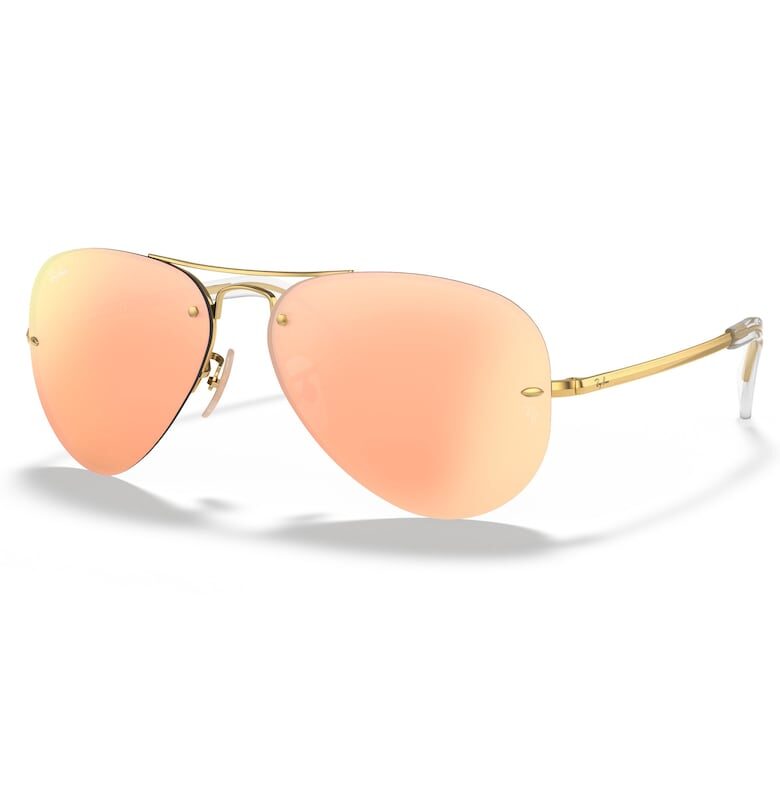 Ray Ban - Слънчеви очила Aviator с огледални стъкла Ray-Ban