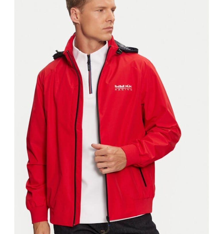 Red Bull Racing Windbreaker RM400006 Red Regular Fit - Polyamide Pepe Jeans