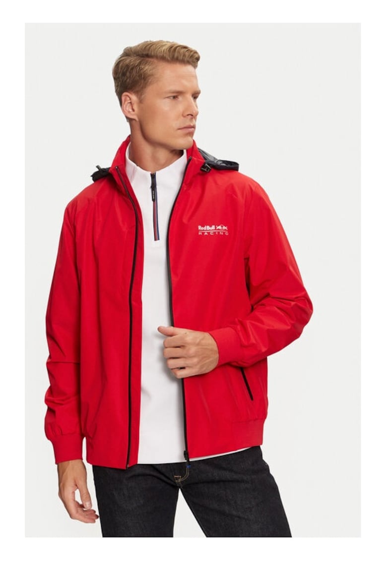Red Bull Racing Windbreaker RM400006 Red Regular Fit - Polyamide Pepe Jeans