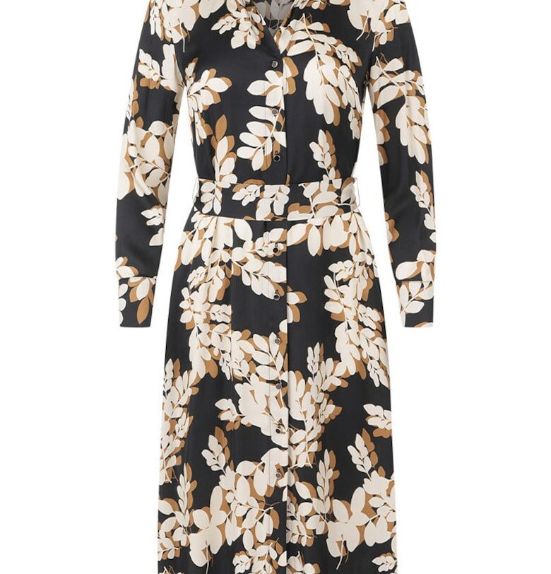 Richie разкроена рокля с принт DiKa