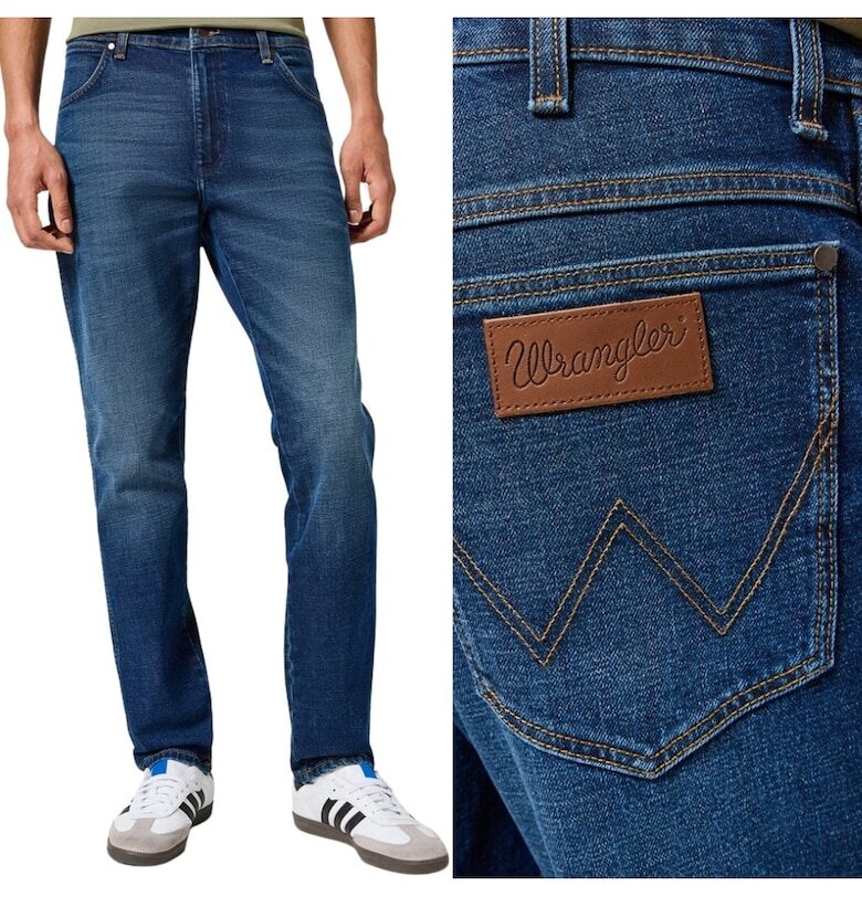 River 881 за мъже - тъмносин - Син Wrangler