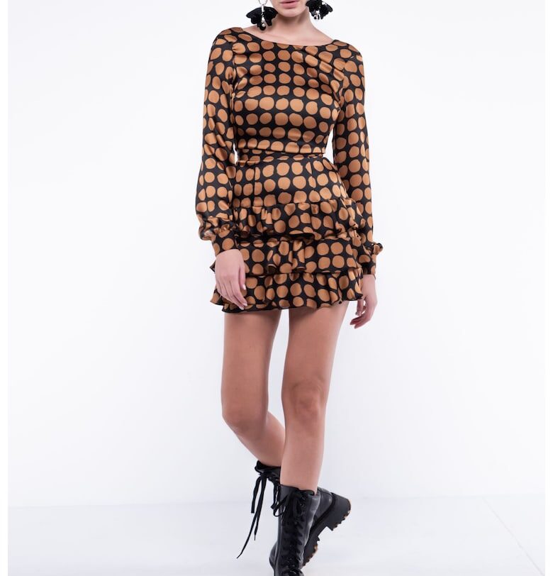 Rochie pixie cu volane - Многоцветен Monarh design