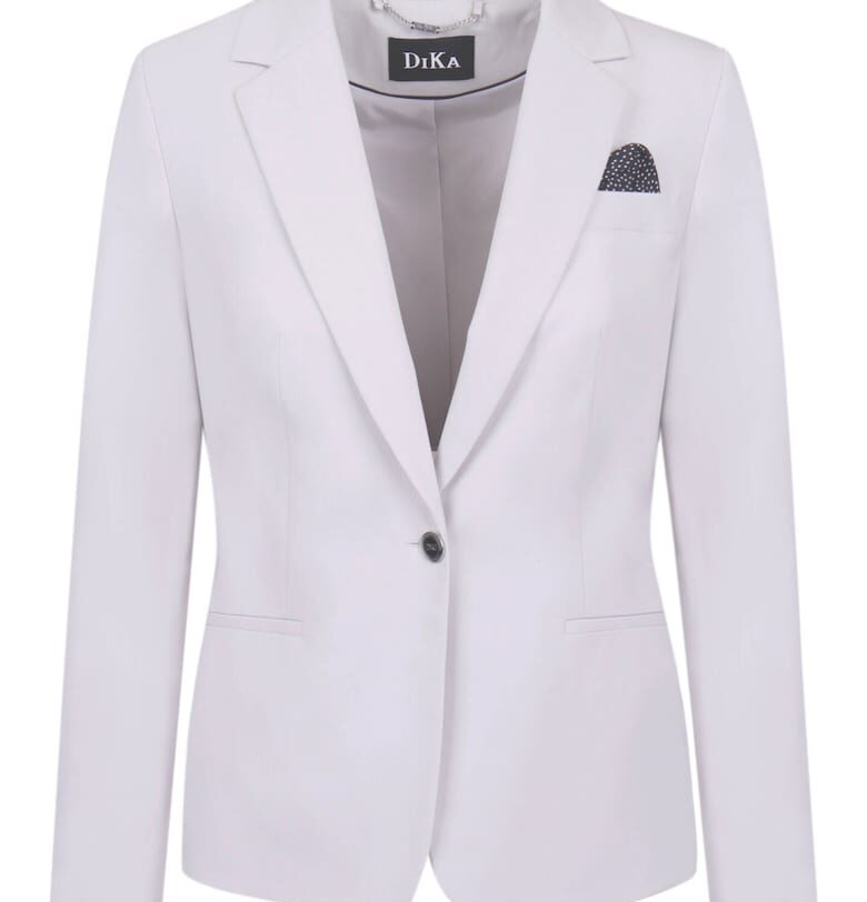 Sacou din amestec de lana virgina - Сребрист DiKa