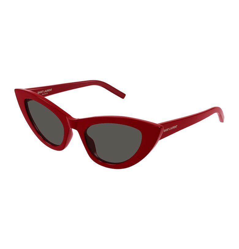Saint Laurent Слънчеви очила Cat-eye - Червен