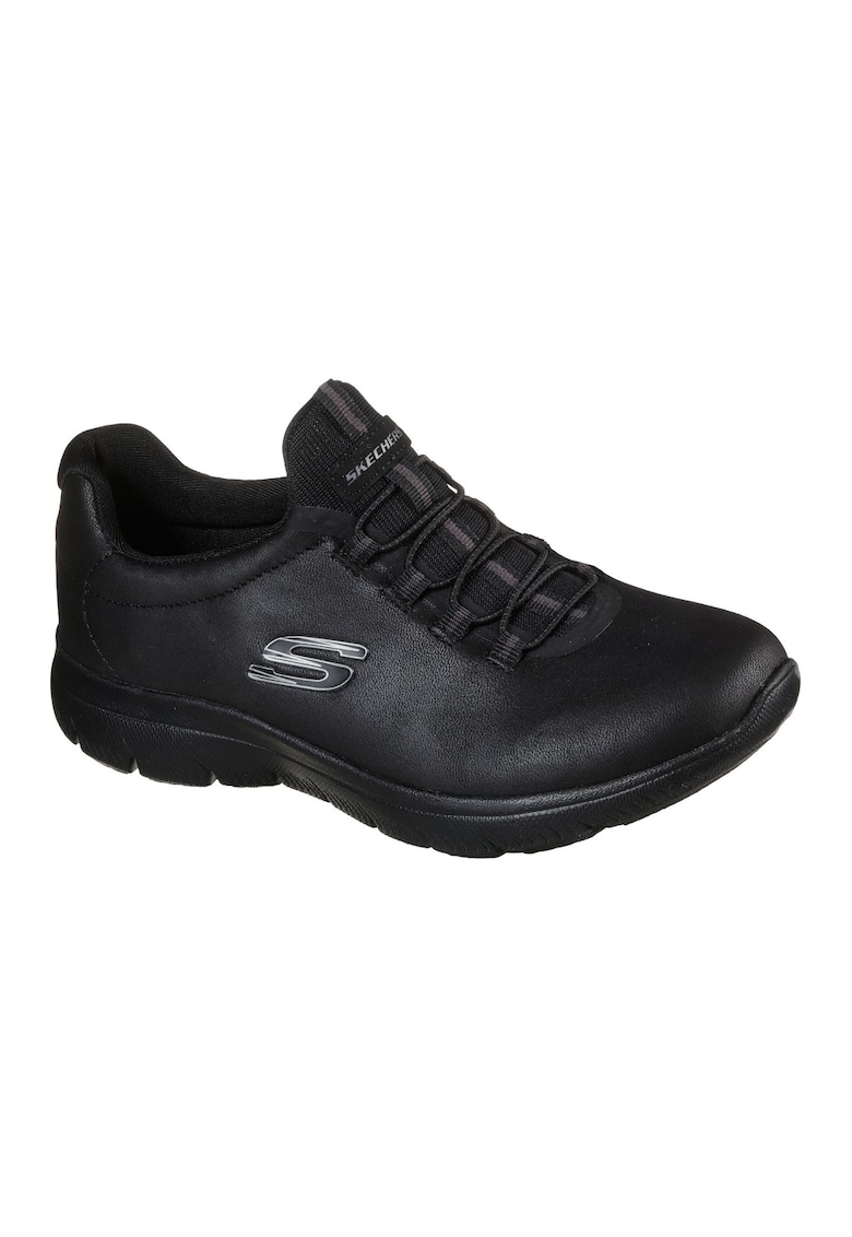 Slip On Summits Oh So Smooth дамски маратонки - Черен Skechers