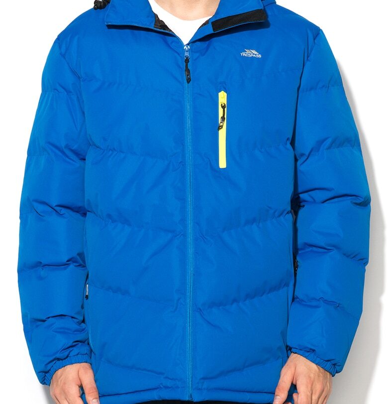 Tresspass - Подплатено зимно яке Blustery с качулка - Син Trespass