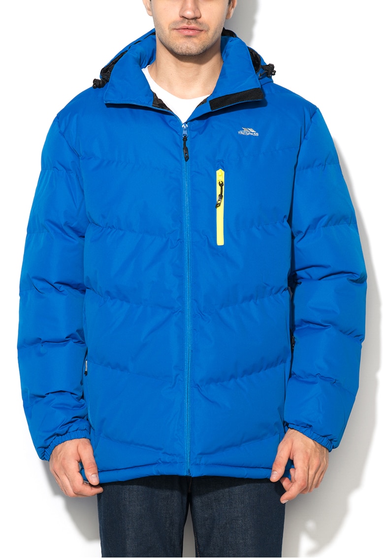 Tresspass - Подплатено зимно яке Blustery с качулка - Син Trespass