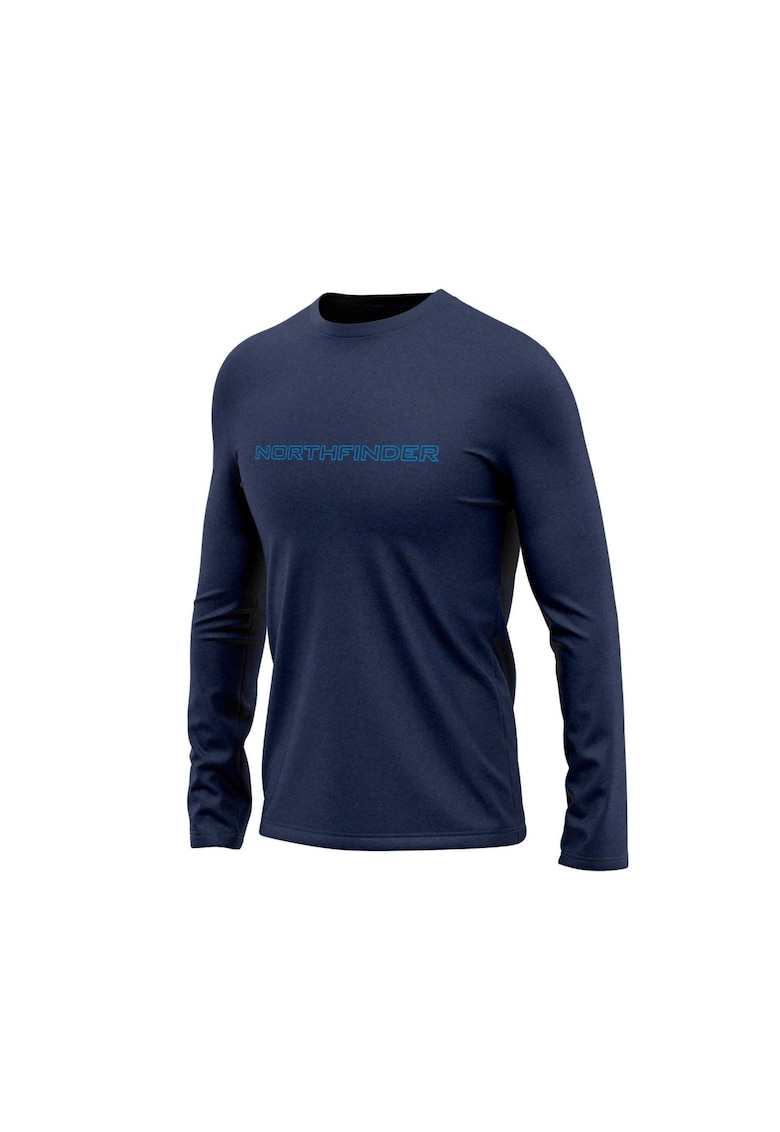 Tricou outdoor merino barbati Linard - Тъмносин NORTHFINDER