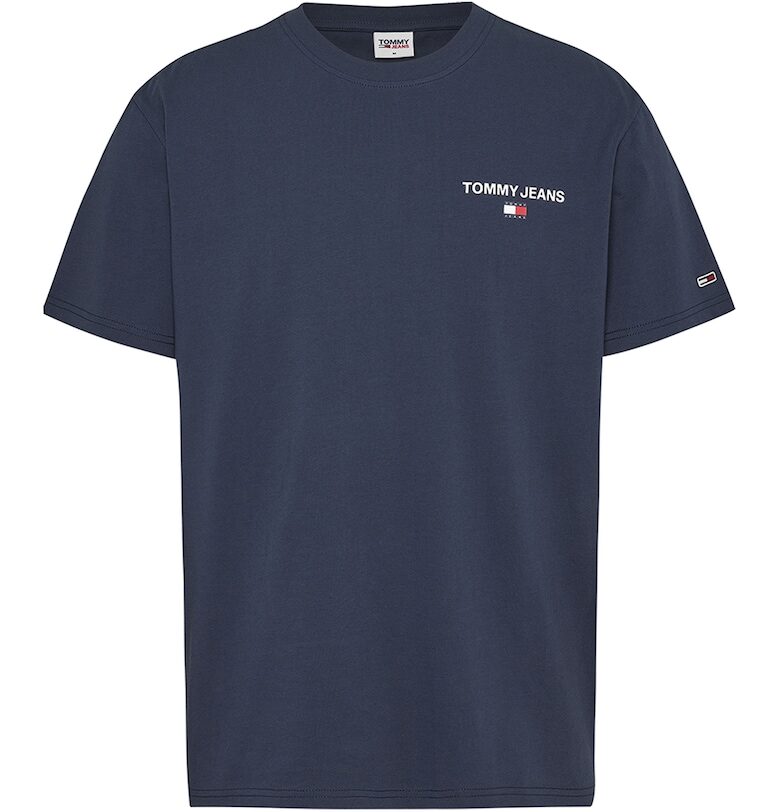 Tениска с лого на гърба - Мръснобял/Тъмносин Tommy Jeans