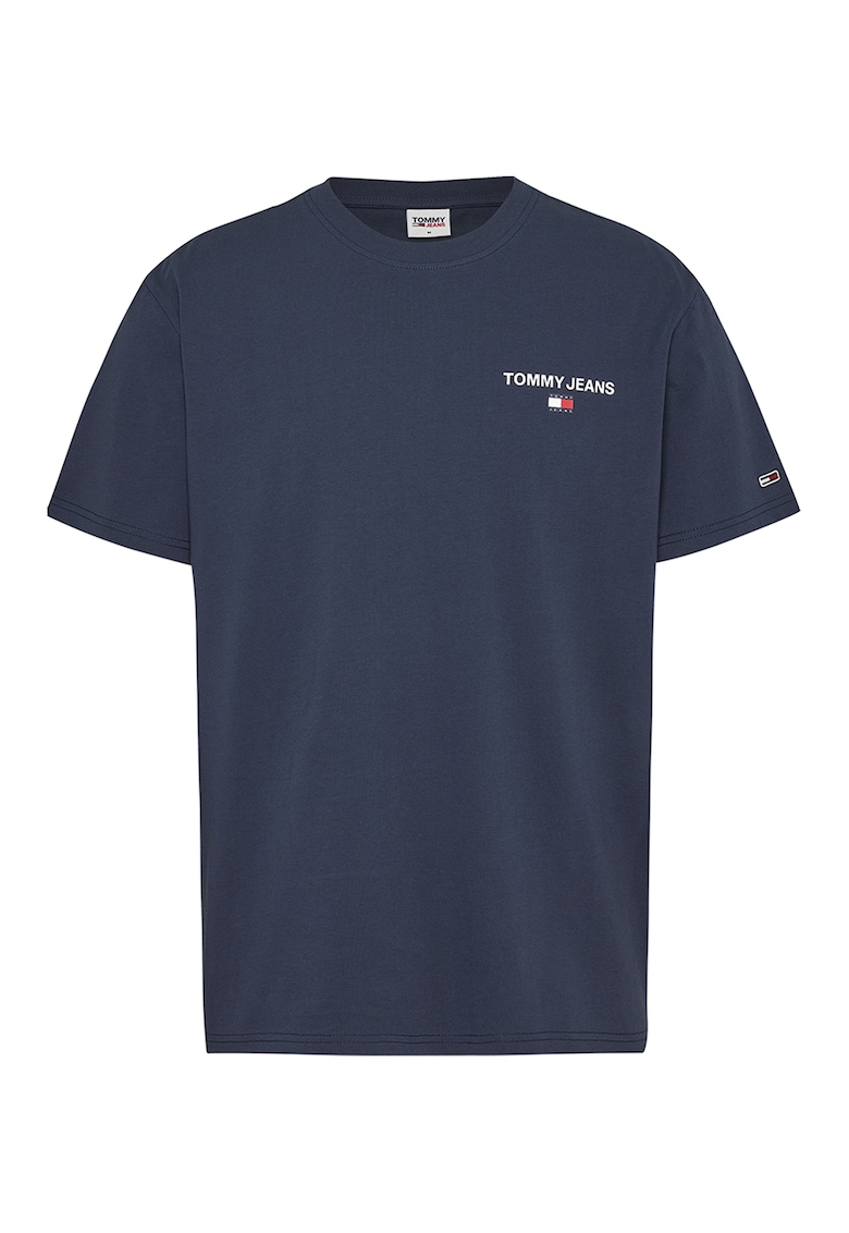 Tениска с лого на гърба - Мръснобял/Тъмносин Tommy Jeans