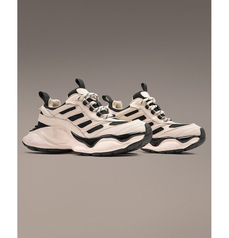 I15966 Eco Leather Sneakers - Черен/Бежов Made By Society