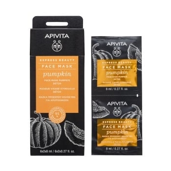 АПИВИТА ЕКСПРЕСНА КРАСОТА Детоксикираща маска за лице с тиква 6х2х8 мл. цена