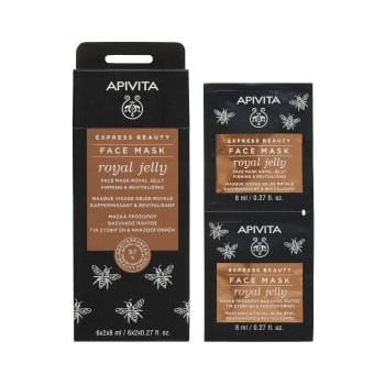 АПИВИТА ЕКСПРЕСНА КРАСОТА Стягаща и ревитализираща маска за лице с пчелно млечице 6х2х8 мл. цена