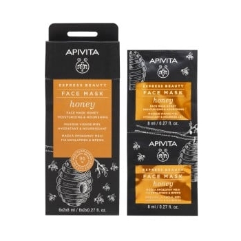 АПИВИТА ЕКСПРЕСНА КРАСОТА Хидратираща и подхранваща маска за лице с мед 6х2х8 мл. цена